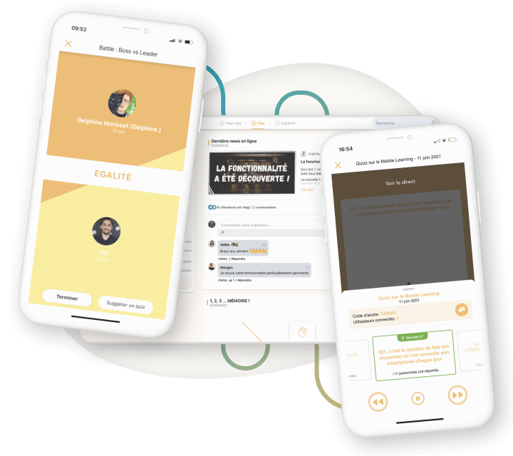 Technologie innovante de la learning community platform