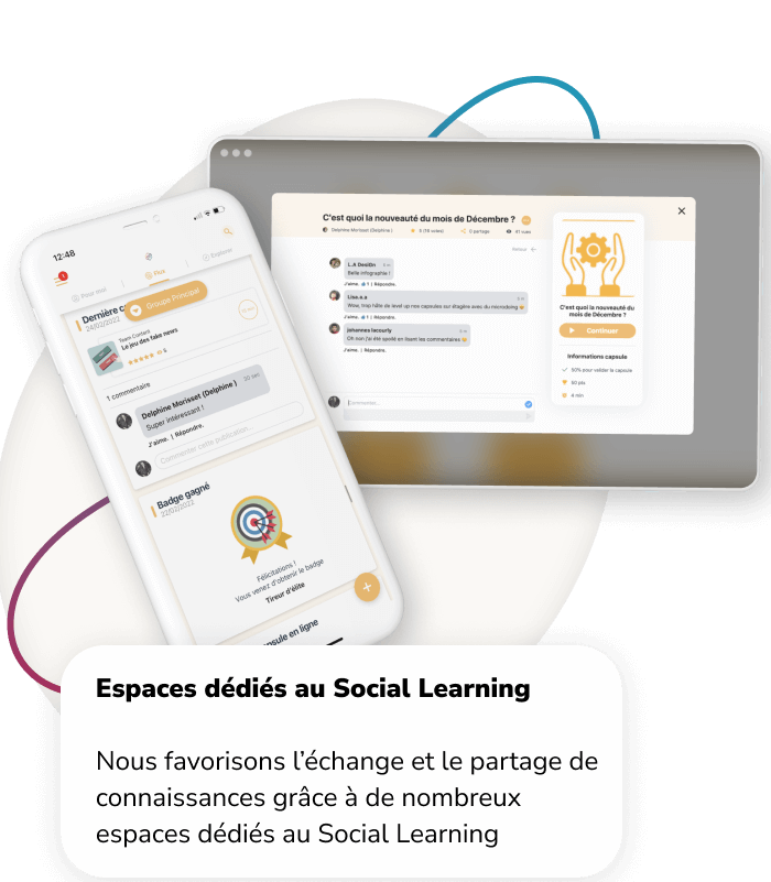 Espaces dédiés au social learning