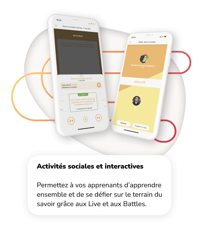 Activités interactives et sociales