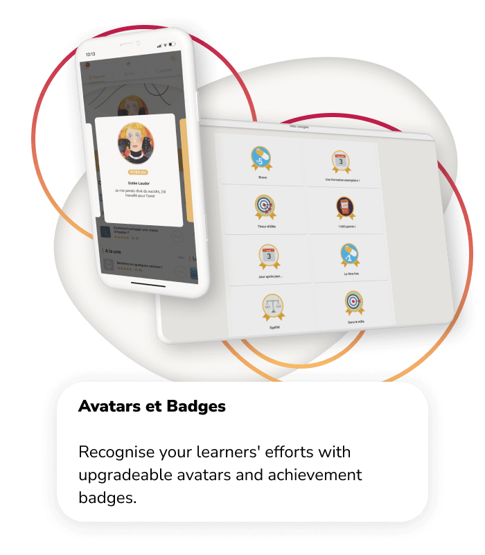 Avatar and badge