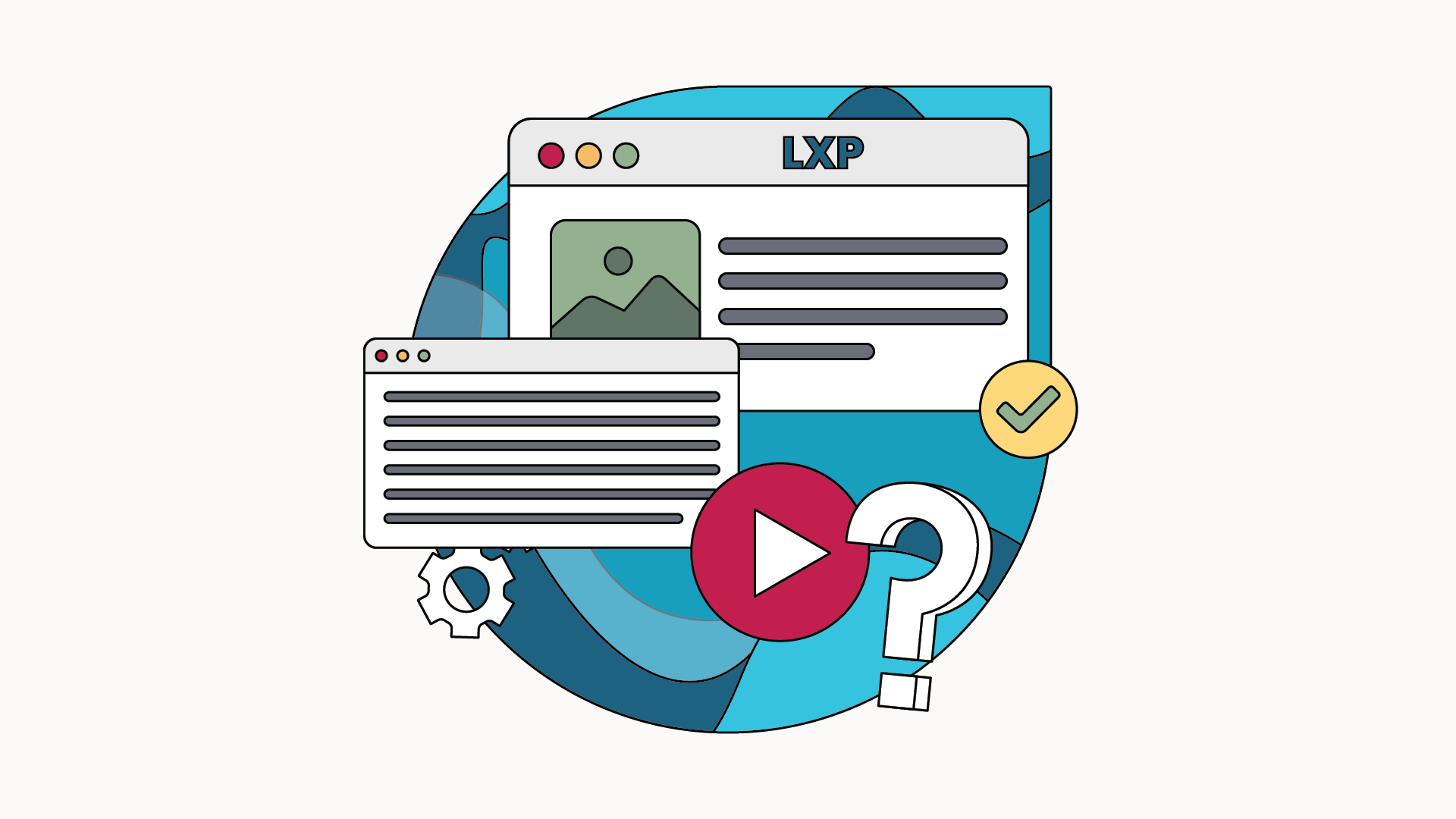 stratégie de curation contenu avec LXP